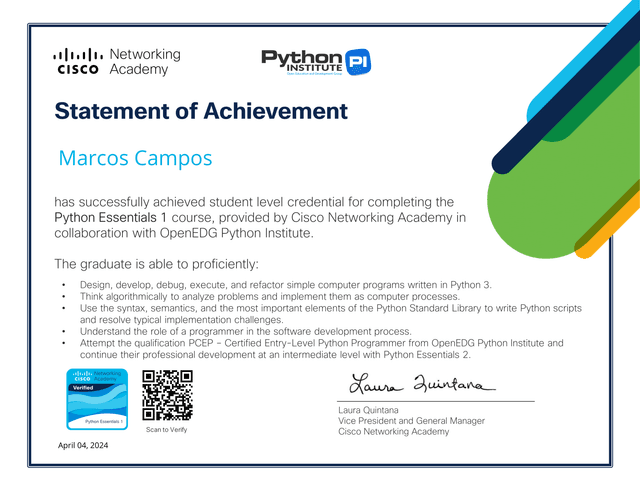 Cisco Cert in Python
