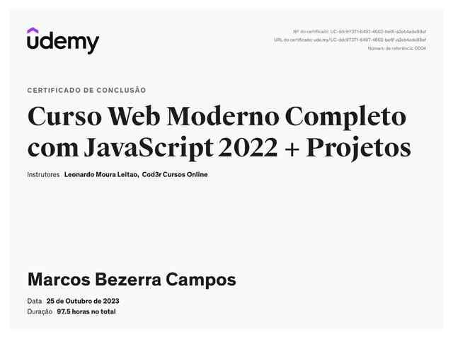 Curso Web Moderno Completo com JavaScript
