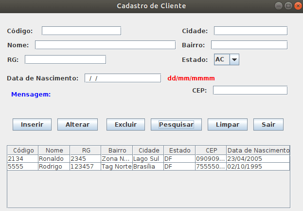 Sistema de Recursos Humanos — CRUD